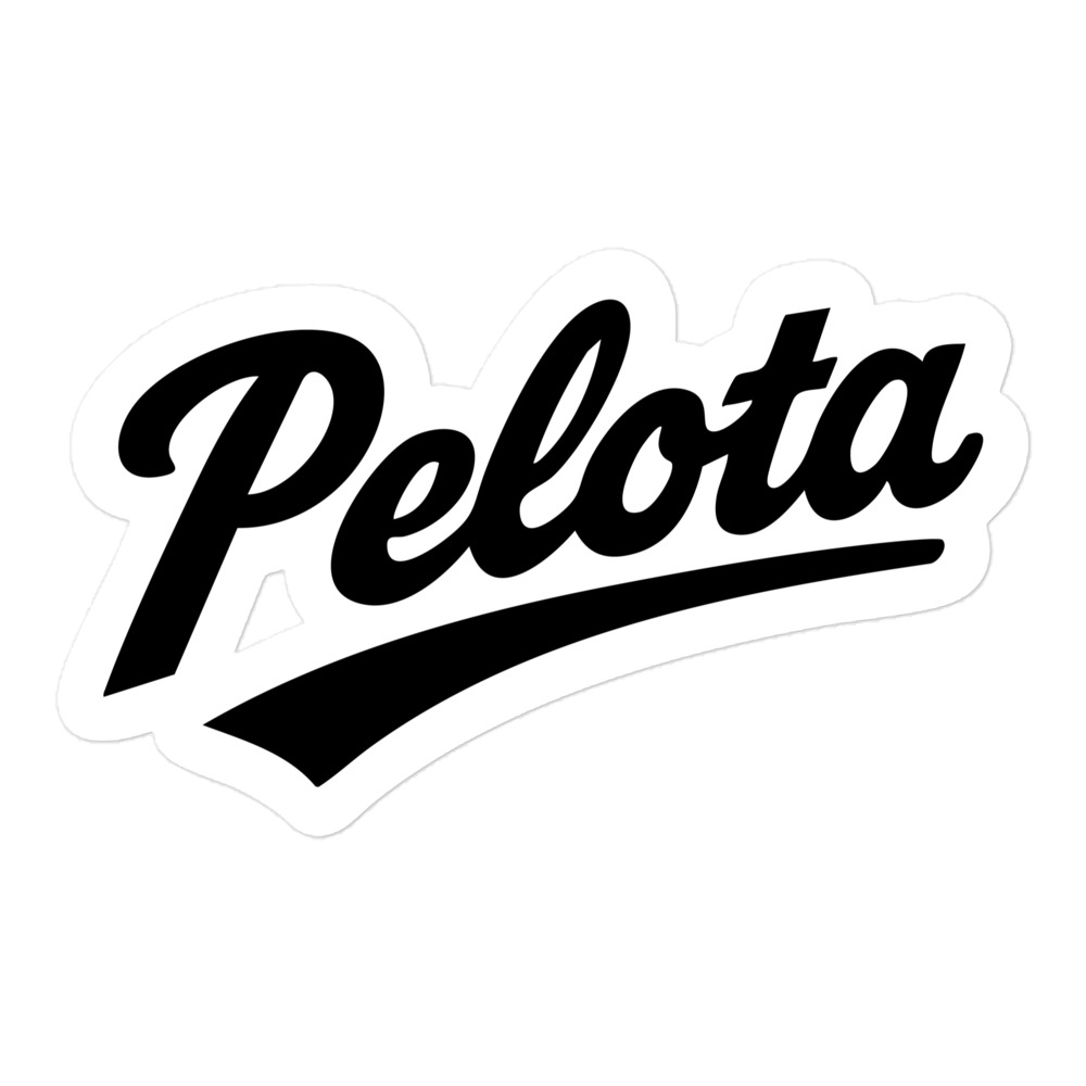 Pelota Logo Sticker
