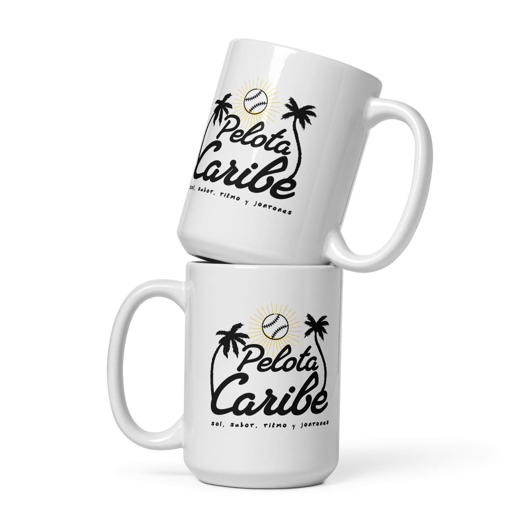 Second image of The Pelota Caribe Glossy Mug